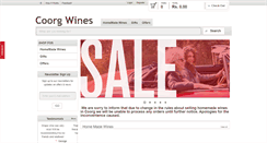 Desktop Screenshot of coorgwines.com